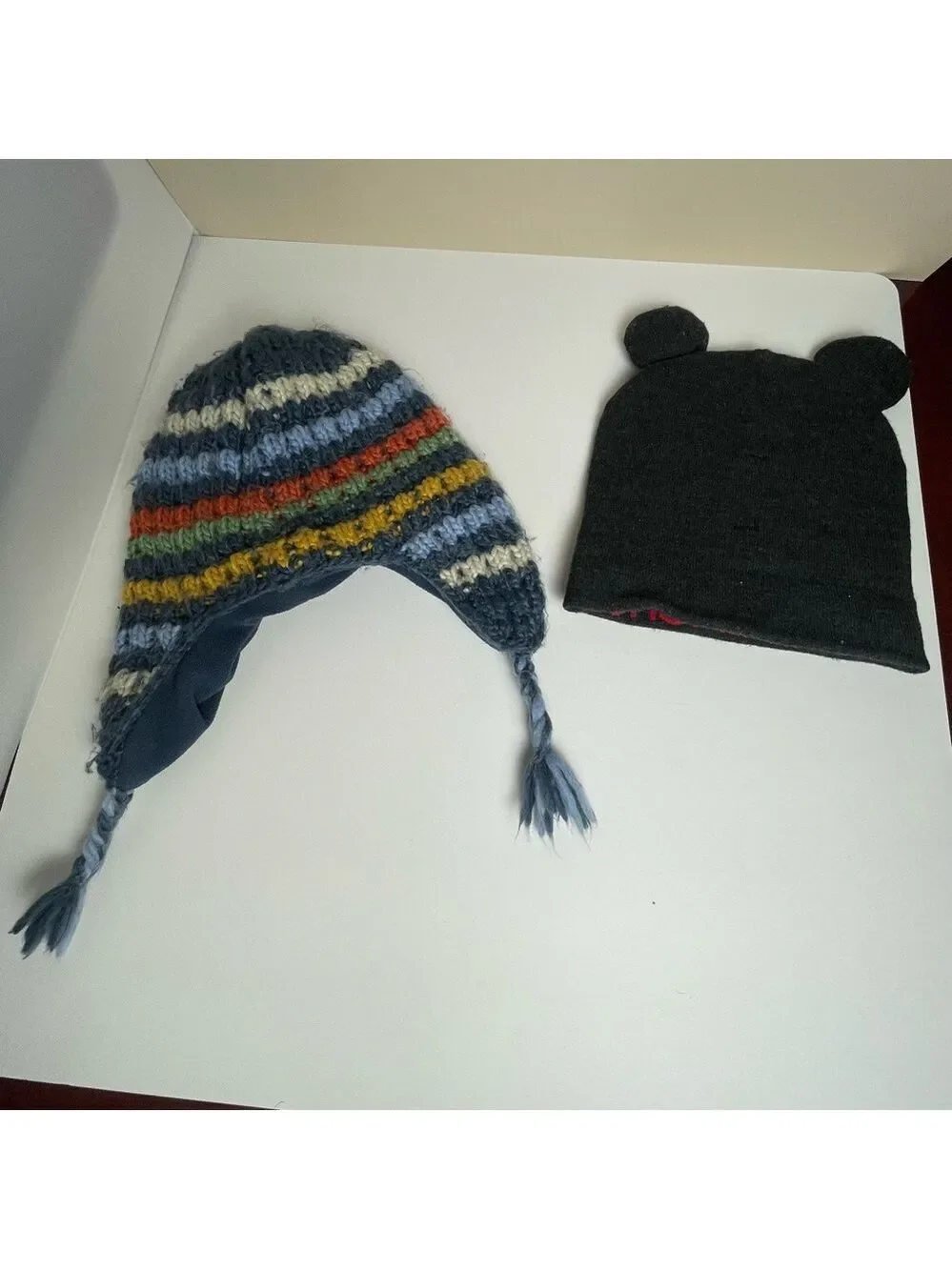 Gap Zara boy’s kids set of 2 winter hats 4-5 years